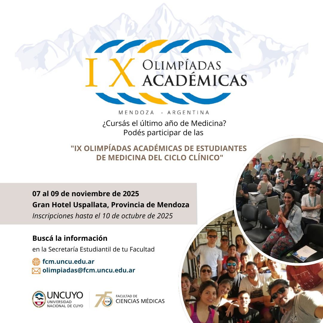 IX OLIMPÍADA ACADÉMICA NACIONAL DE ESTUDIANTES DE MEDICINA del CICLO CLÍNICO